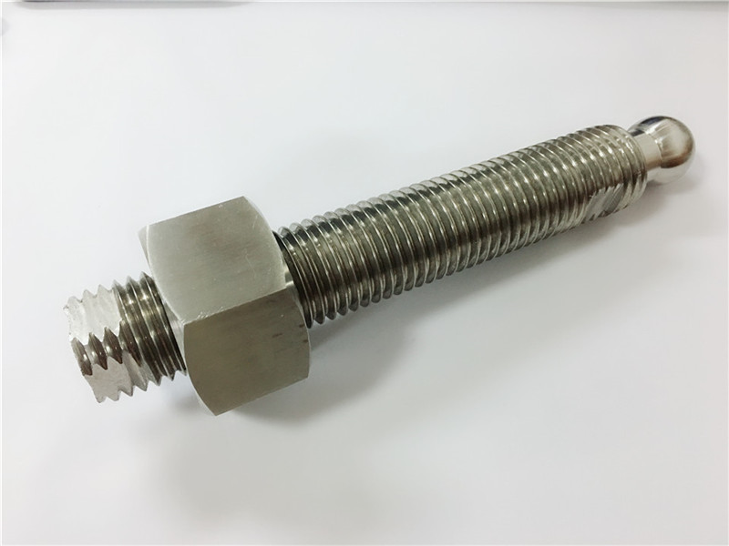 Neurrira pertsonalizatutako kalitate handiko cnc tornua titaniozko bola torlojuak